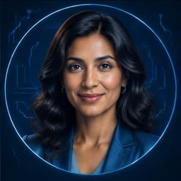 Fictional human portrait for P12; not the actual participant