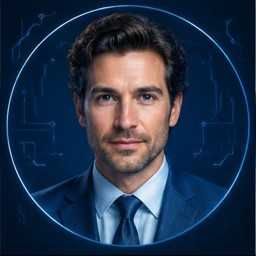 Fictional human portrait for P3; not the actual participant